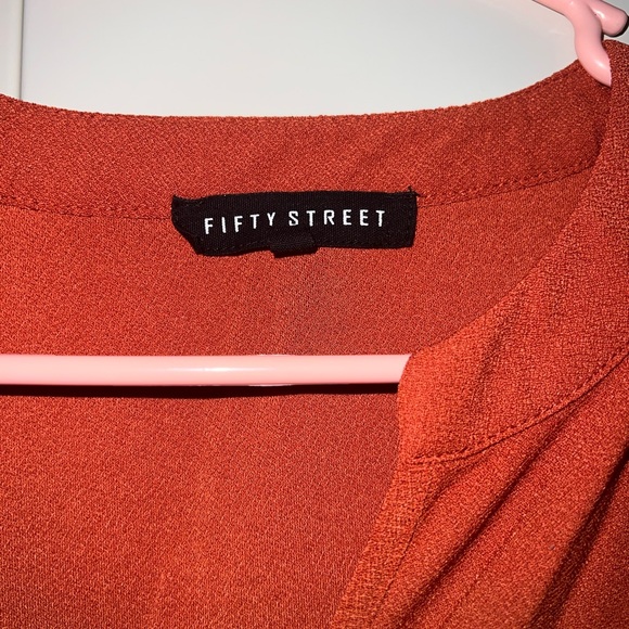 Fifty Street Orange Top - Picture 3 of 5